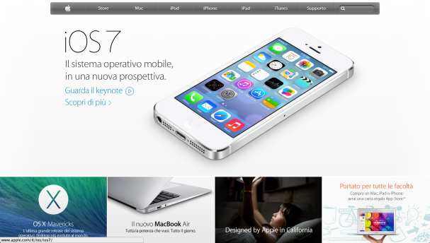 home sito apple