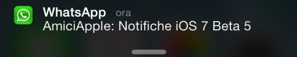 notifiche iOS 7 beta 5