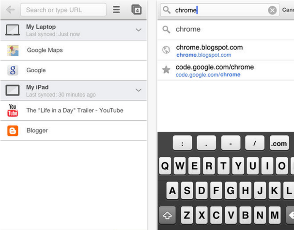 chrome ios