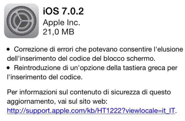 ios 7.0.3