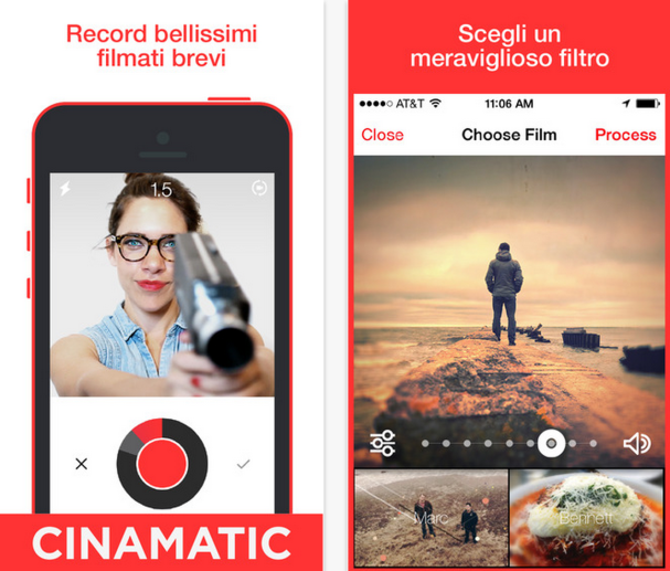 app settimana cinamatic