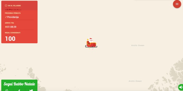 100 regali Santa Tracker